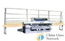 Glass straight-line beveling machine 9Spindles